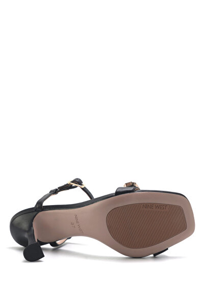Nine West ASAYEN 3FX Siyah Kadın Topuklu Sandalet
