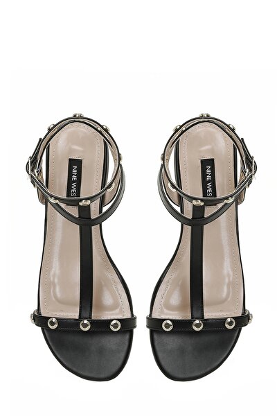 Nine West LALLEY  3FX Siyah Kadın Düz Sandalet