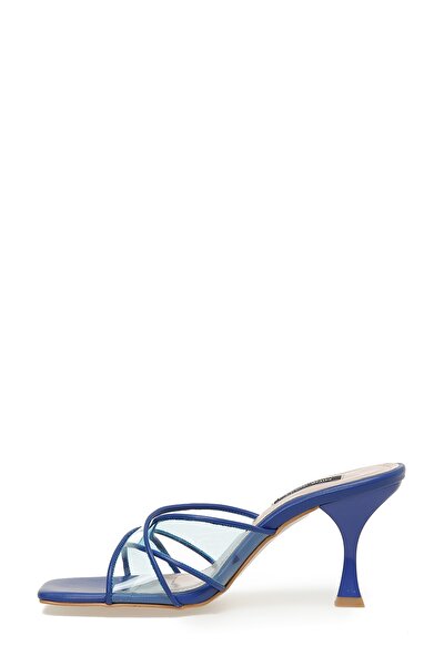 Nine West ZEYYA 3FX Mavi Kadın Topuklu Terlik