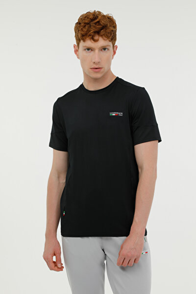 Lumberjack ML SANTE 11ITLY93 3FX Siyah Erkek Kısa Kol T-Shirt