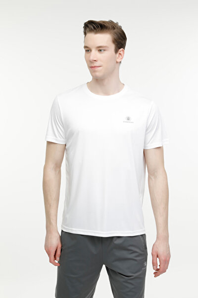 Lumberjack M-CT100 BASIC PES C NECK Beyaz Erkek Kısa Kol T-Shirt