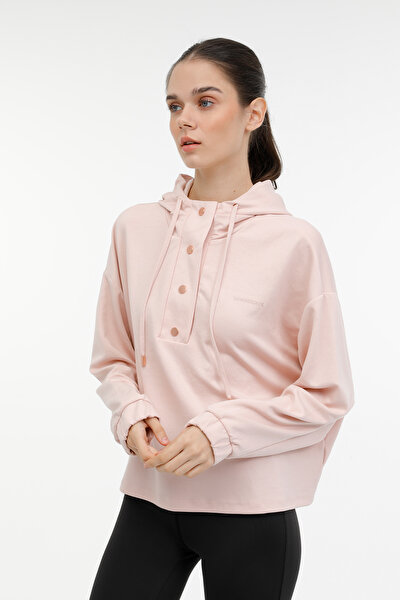 Lumberjack WL CAMILA 17CT694 3PR Açık Pembe Kadın Sweatshirt