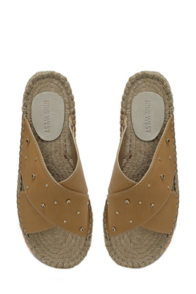 Nine West WONGA 4FX Kahverengi Kadın Düz Terlik