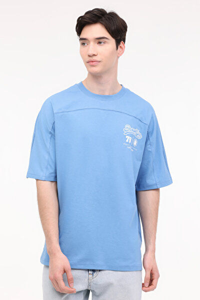 Lumberjack ML CHASE 11BB1013 4FX Mavi Erkek Kısa Kol T-Shirt