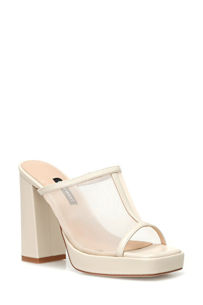 Nine West BELROSE 4FX Bej Kadın Topuklu Terlik