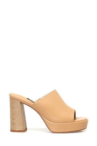 Nine West CANBE 4FX Taba Kadın Topuklu Terlik