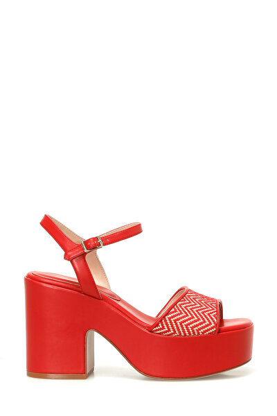 Nine West CARRY2 4FX Kırmızı Kadın Topuklu Sandalet