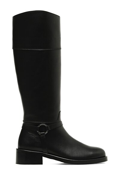 Nine West AZUS 4PR Siyah Kadın Düz Çizme