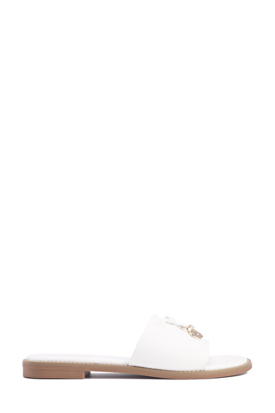 Nine West WOLLON 4FX Beyaz Kadın Düz Terlik
