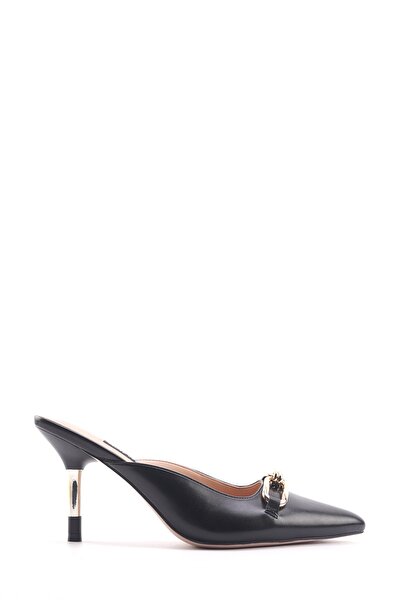 Nine West ALBURY 4FX Siyah Kadın Topuklu Terlik
