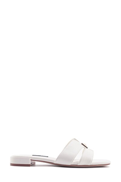 Nine West IWAN 4FX KIRIK BEYAZ Kadın Terlik