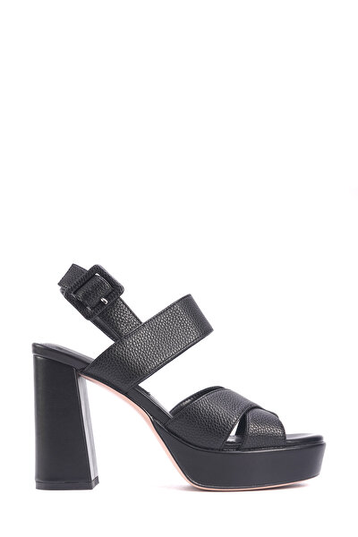 Nine West CAMME 4FX Siyah Kadın Topuklu Sandalet