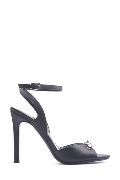 Nine West FERN 4FX Siyah Kadın Topuklu Sandalet