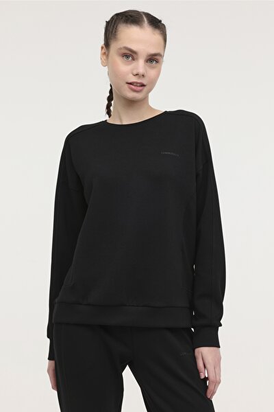Lumberjack WL FLIRTY 16MD1003 4FX Siyah Kadın Sweatshirt