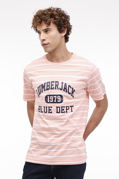 Lumberjack ML HECTOR 11URB1053 4FX Somon Erkek Kısa Kol T-Shirt