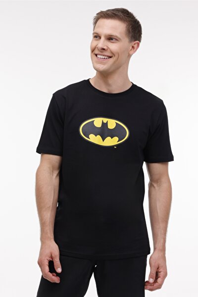 Lumberjack ML BATMAN 11GFB625 4FX Siyah Erkek Kısa Kol T-Shirt