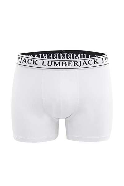 Lumberjack MB DUZ 3LU 30NK31 4FX Beyaz Erkek Boxer