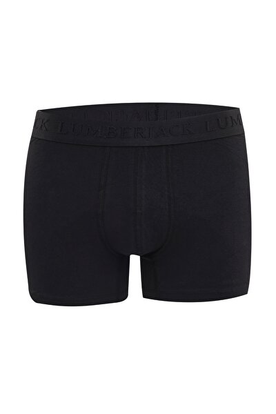 Lumberjack MB SATEN 3LU 30NK31 4FX Siyah Erkek Boxer