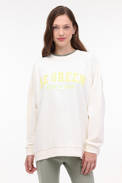 Lumberjack WL VANILLAYD 16MD1059 4PR Ekru Kadın Sweatshirt