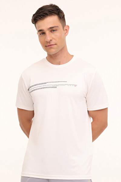 Lumberjack ML ZEY 11ITL404 4PR Beyaz Erkek Kısa Kol T-Shirt