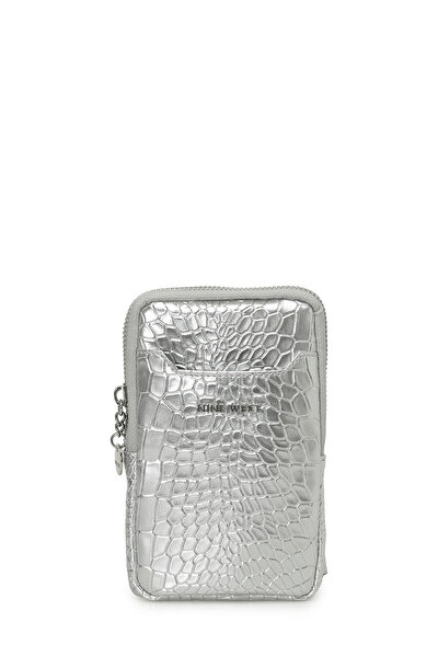 Nine West PIANOLAPHONE  4PR Gümüş Kadın Telefon Çantası
