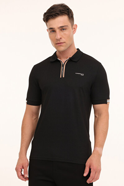 Lumberjack ML FRANKY 12BA-111 4PR Siyah Erkek Kısa Kol T-Shirt