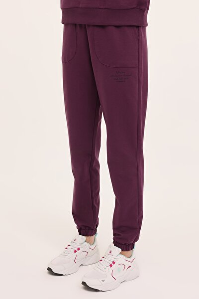Lumberjack WL ANNA 22CT1170 4PR Koyu Mor Kadın Eşofman Altı