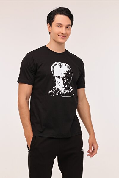 Lumberjack ML 11ATA08 4PR Siyah Erkek Kısa Kol T-Shirt