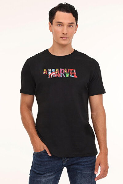 Lumberjack ML MARVEL 11LSN1014 4FX Siyah Erkek Kısa Kol T-Shirt