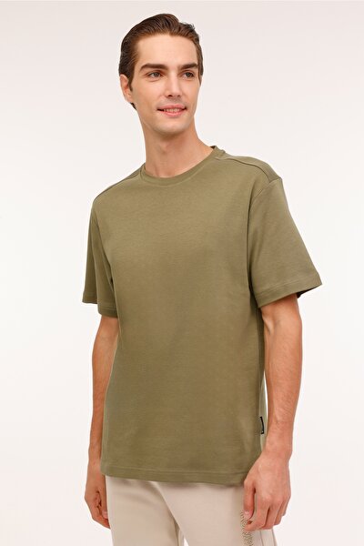 Lumberjack ML RASSA 11AFW 85 4PR Haki Erkek K sa Kol T Shirt 101930362 lumberjack
