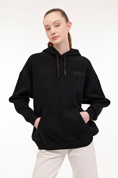 Lumberjack WL ALITA 17SS505 4PR Siyah Kadın Sweatshirt