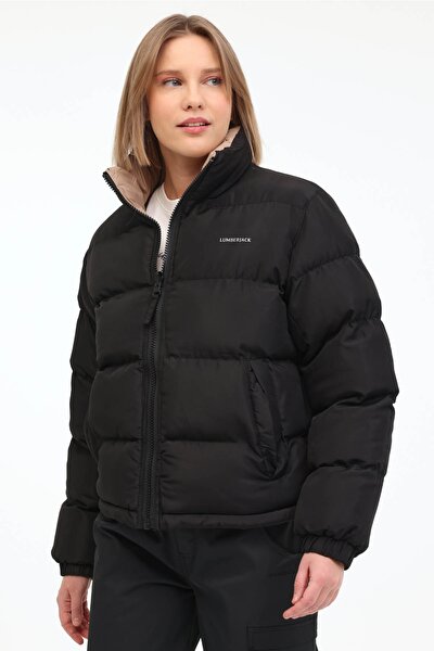 Lumberjack WL ELISA 2GF724 4PR Siyah Kadın Kısa Kaban