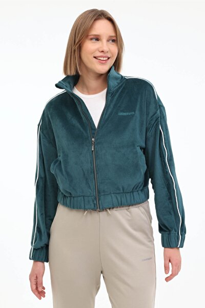 Lumberjack WL ANAIS 18MS421 4PR Yeşil Kadın Eşofman Üstü
