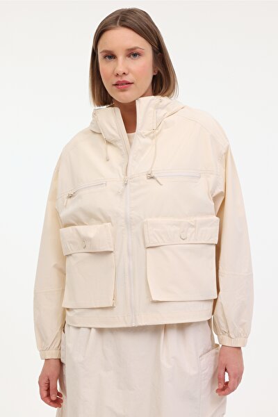 Lumberjack WL  ECOFI 8KT28 5FX Bej Kadın Yağmurluk