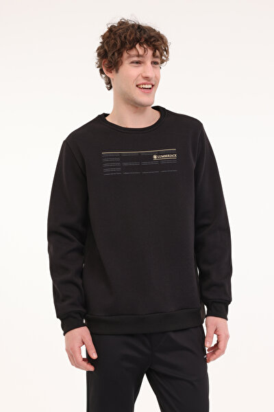 Lumberjack ML ZOME 16ITL-GD8 4PR Siyah Erkek Sweatshirt
