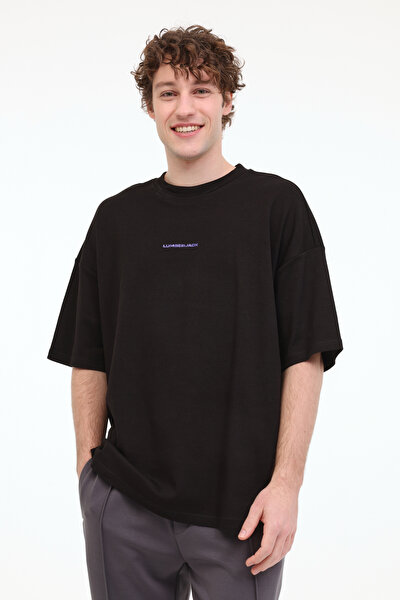 Lumberjack ML FRANCO 11FF18 5FX Siyah Erkek Kısa Kol T-Shirt