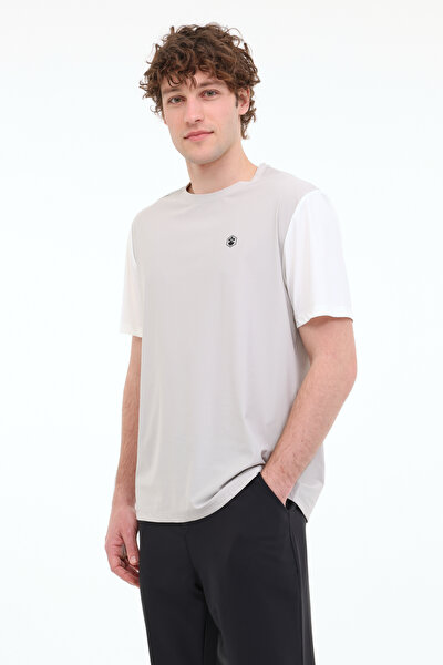Lumberjack ML KEYS 11UR11 5FX Gri Erkek Kısa Kol T-Shirt