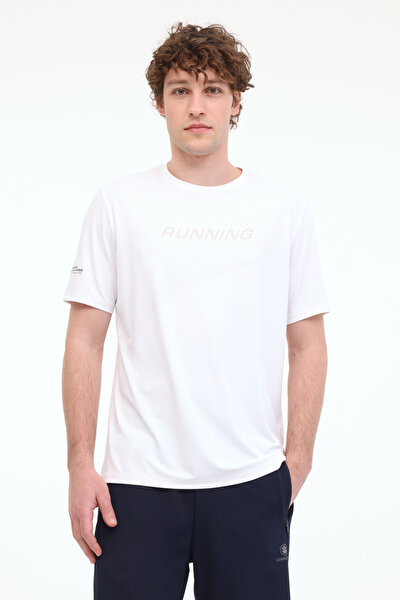 Lumberjack ML QUANE 11PRF1-303 5FX Beyaz Erkek Kısa Kol T-Shirt