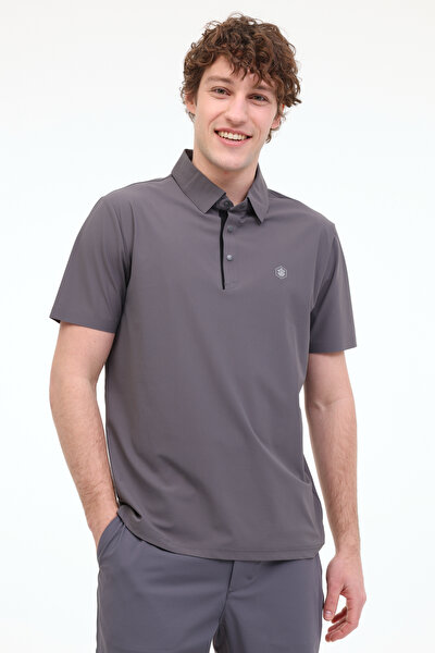 Lumberjack MB KING 12TB451012 5FX Antrasit Erkek Kısa Kol T-Shirt