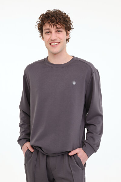 Lumberjack MB MOD 16MZ-303 5FX Antrasit Erkek Sweatshirt