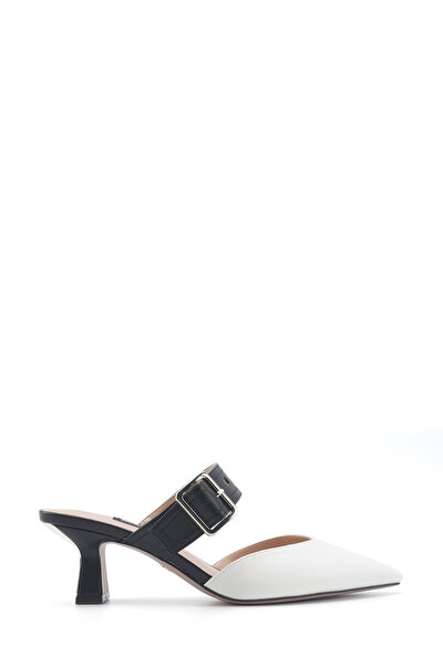 Nine West GABRIEL 5FX Beyaz Kadın Topuklu Terlik
