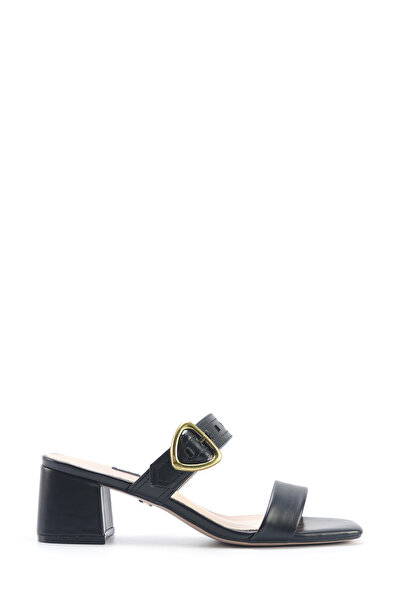Nine West GARNET  5FX Siyah Kadın Topuklu Terlik