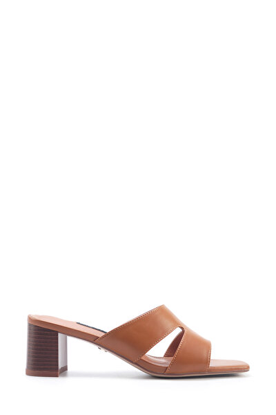 Nine West GIGI 5FX Taba Kadın Topuklu Terlik