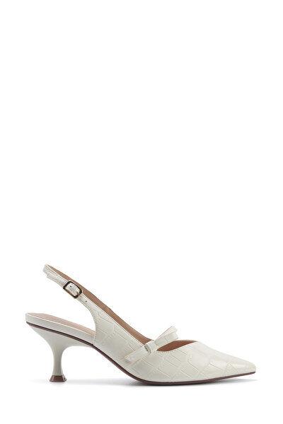 Nine West LUBAN 5FX Krem Kadın Topuklu Ayakkabı