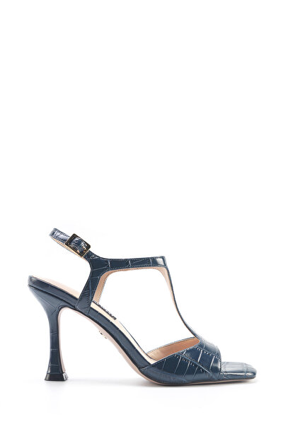 Nine West MIOR 5FX Lacivert Kadın Topuklu Sandalet