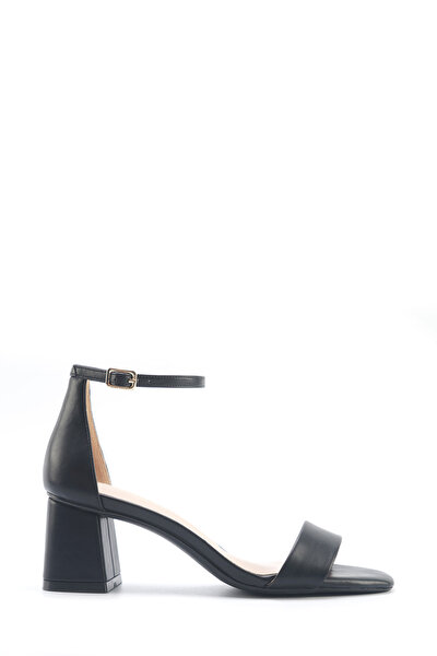 Nine West NACAD 5FX Siyah Kadın Topuklu Sandalet