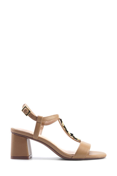 Nine West NACAIA 5FX Camel Kadın Topuklu Sandalet