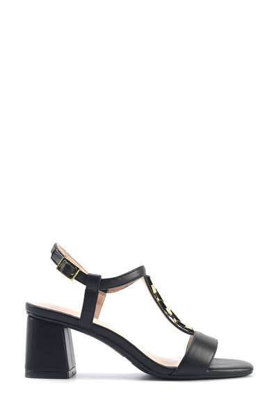 Nine West NACAIA 5FX Siyah Kadın Topuklu Sandalet