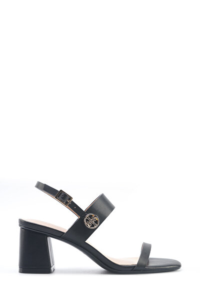 Nine West NACEDIA 5FX Siyah Kadın Topuklu Sandalet