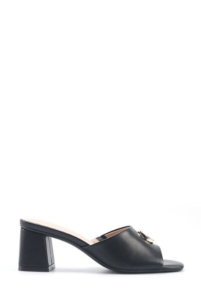 Nine West NACELL 5FX Siyah Kadın Topuklu Terlik
